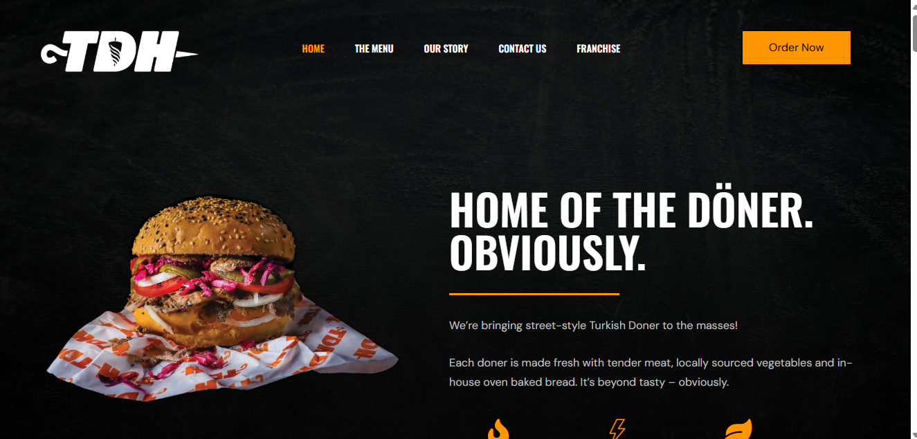 Turkish Döner Haus Website